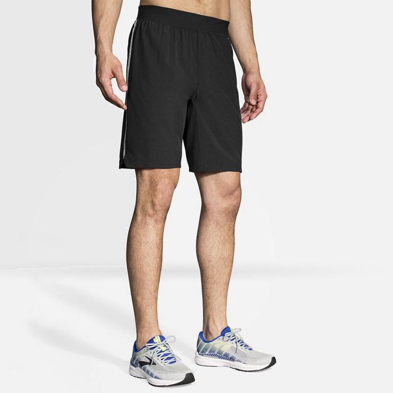 Brooks Equip 9 Løpeshorts Herre Tilbud - Grå - Norge (UVO548023)